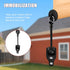 Seprochoo 3 Set, Sun visor parts Bungee kit and end cover, weather resistance, for Coolaroo external roller shutter