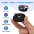 QZYIPI 8 Pack 1/4"-20 30LBS 1.69 Inch Rubber Coated Neodymium Magnets with Thread Hole, Strong Mounting Magnetic Base