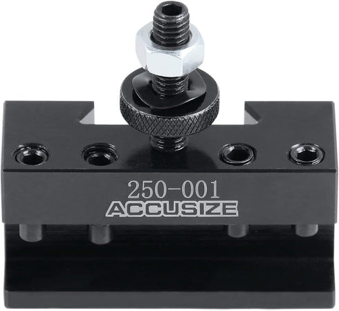Accusize Industrial Tools Style Oxa Turning and Facing Quick Change Tool Post Holder, 0250-0001