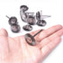 ATOPLEE Wire Wheel Brush Set, 20pcs 1 Inch Mini Wire Wheel with 1/8 Inch Round Shank for Rust Removal