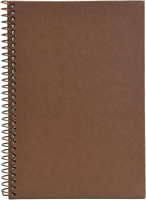 Mintra 100% Recycled Notebooks, Junior Size (6.5in x 9.5in), Solid Set, 3 Pack