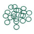 uxcell Fluorine Rubber O-Rings, Green, Pack of 20, 21mm OD 16.2mm ID 2.4mm Width FKM Seal Gasket for Plumbing Machinery