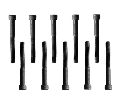 Socket Head Cap Screw - 1/4-20 x 2, Alloy Steel, Black Oxide, Hex Socket, 10 Count