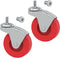 BIG RED 2 Pack 2.5" Swivel Caster Wheel for Utility Cart, TR6551