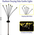 4 Pack ZFNN Solar Garden Lights Outdoor, Firefly Swaying Lights, Waterproof Garden Decor for Yard Patio Pathway Lawn