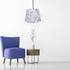 HAMPPLIES Fabric Round Lamp Shade for Table Wall and Floor Lamps Lightweight Soft Light Cover with Butterfly Print Easy