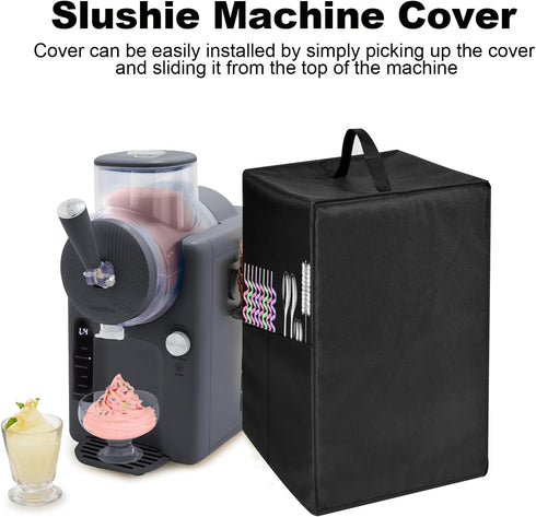 Frozen Margaritas,Frozen Slushie Machine Cover for GreenPan Frost Ice Cream Maker,Heavy Duty Waterproof Protective