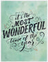 Spellbinders Most Wonderful Time Press Plate, Metal