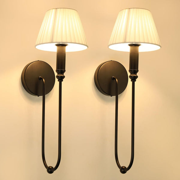 cancomzone Wall Sconces Sets of 2 | Bathroom Wall Sconces Set of Two