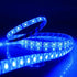 HAUTY 16ft/5m SMD5050 300 DC12V 12V Waterproof Blue LED Strip Light, LEDs Flexible Cuttable LED Tape (No Power