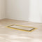 Zion 4" x 10" Flush Mount Floor Registers in Gold