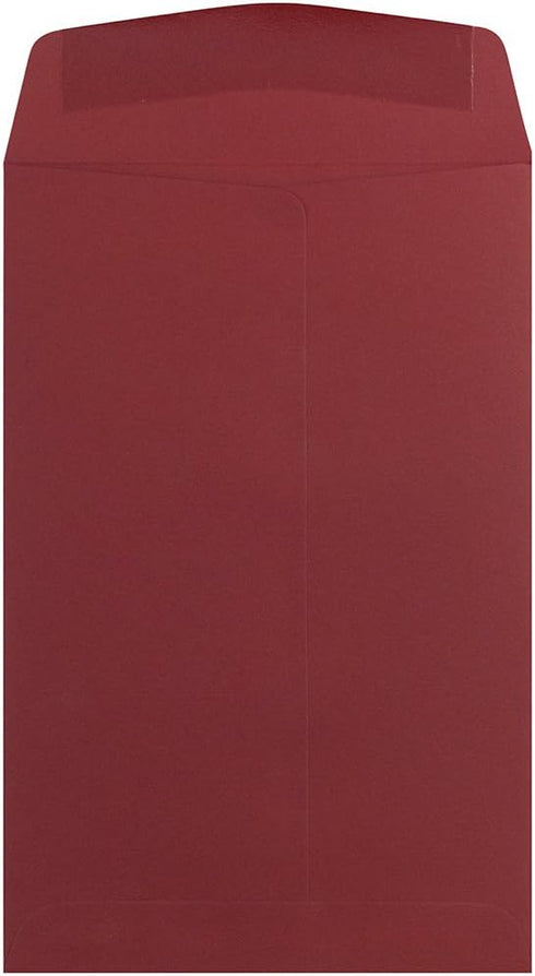 JAM PAPER 6 x 9 Open End Catalog Premium Envelopes - Dark Red - 50/Pack