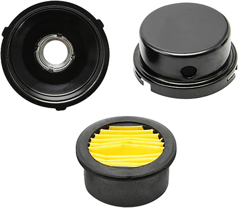 ZHONG AN 1/2"PT 20mm Air Compressor Silencer Filter, Thread Metal Intake Filter Sound Muffler
