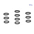 10 PCS Nitrile Rubber O Ring, 13mm OD, 8mm ID, 2.5mm Width, Black Sealing Gasket for Plumbing and Automotive