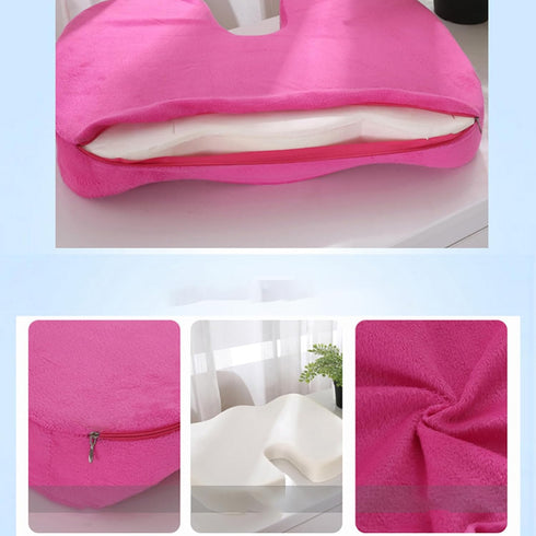 KELINFONG Tailbone Seat Cushions for Office Chairs, Ergonomic Memory Foam Wheelchair Cushions for Sciatica & & Coccyx