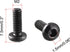uxcell M2x6mm Thread Button Head Hex Socket Cap Screw Bolt, 100pcs