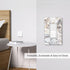 White Gold Marble Pattern Single Rocker Light Switch Plate, 1 Gang Cover Plate 2.7" X 4.4" for Home Decor