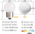 Globe Led Low Watt Light Bulbs 1.5W Equivalent 15 watt Soft White 6000k Frosted, Tiny G40 Bulbs for bed-side table, Vanity Mirror, Porch, Home Decor, E26 Base Low Lumens Light Bulbs, Pack of 6 by Sphoon
