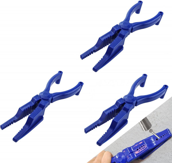 Plastic Pliers Nail Holder for Hammering, Finger Protective Nail Guide, Auxiliary Pliers for Woodworking