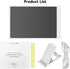 Ransanx 3.5 Inch AIDA64 (1Pcs,White) IPS USB Mini Screen No Installation Pc Case Screen Computer Temp Monitor PC