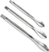 15 Pcs 3 in 1 Micro Lab Spatula Stainless Steel Lab Spoon for Reagent Sampling, Mixing, Measuring 105/125/140mm Set