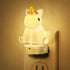 DORESshop LED Night Light for Kids, 3D Cute Unicorn Night Lights Plug