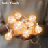 34ft with100 Bulbs Afirst White Outdoor String Lights LED Waterproof Patio Lights for Garden Backyard Holiday