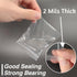 400pcs Clear Small Zip Bags, 3 x 4 inch 2 mil Resealable Jewelry Bags for Small Business, Storage, Candy Bags