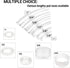 1’’ ID × 1-1/4’’ OD - 5 ft Clear Plastic Vinyl Tubing, Flexible PVC Hose for Transfer Water Air Oil