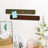 Vuzvuv 8Pcs Coffee-Brown White Cork Board Bar Strips, 50 Pushpins & Sticky Notes, Self-Adhesive Bulletin Board Strips