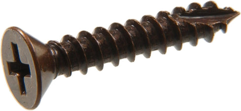 Hillman 45368 9-Inch x 1-1/4-Inch Flat Phillips Wood Screws, Antique Bronze, 15-Pack