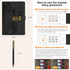ZukoCert Journal With Lock A5 PU Leather Diary With Lock 240 Pages, Retro Journal With Lock And Key To Protect Your Privacy, Unisex.(Deer Head Style, Black) by ZukoCert