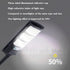 KVSXUIDU 324LED, IP67 commercial Solar outdoor lights, outdoor waterproof street light, equipped with mounting bracket