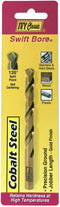 IVY Classic 04119 Cobalt Steel Drill Bit, 135-Degree Split Point, 19/64 x 4-3/8", 1/Card