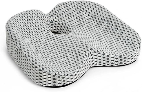 Orthopedic Seat Cushion with Memory Foam for Back Pain Relief & Posture