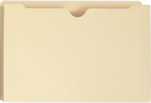 Smead File Jacket, Manila, Legal Size, Reinforced Straight-Cut Tab, 1-1/2" Expansion, 50 per Box (76540)