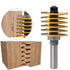 1/2 Inch Finger Joint Router Bit, Shank Glue Joint Router Bit Woodworking Milling Cutter for DIY Door Table Cabinet