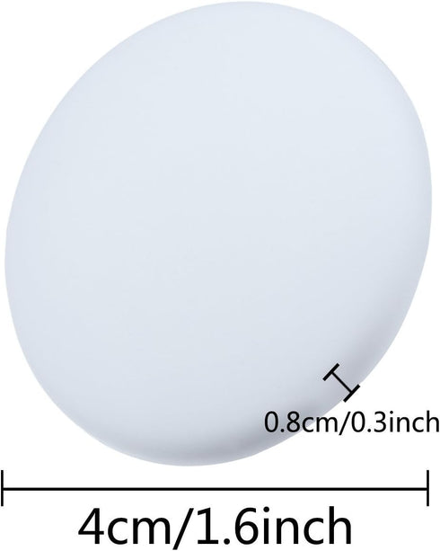 Efbock White Silicone Door Stoppers - Premium Wall Protectors for Home or Office, 6pcs