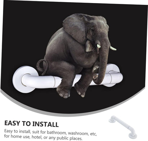 FRCOLOR Bathroom Safety Hand Rail Durable Grab Bar with Non-Slip Design for Elderly and Disabled Easy Installation