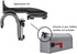 3 Pack Mailbox Plastic Latch Set Repair Kit for Standard Metal Mailbox & Solar Group Mail Box