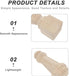 9.5'' Unfinished Wooden Furniture Leg, Tall Carved Wood Leg Replacement Parts for Sofa Couch Chair Ottoman Loveseat