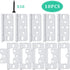 Worldity 10 Pack Hinges,3 Inch White Shutter Non Mortise Hinge, Screen Door Hinges Easy to Install, Screen Door Hinge