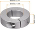 4pcs Shaft Collar 30mm Bore Aluminum Alloy Set Screw Split Clamp-On Collars, 55mm OD, 15mm Width, for Wheel Barrow Axle, Gearbox Assemblies, Machine Tools, Industry, Anodization