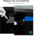 2 100 NEWISHTOOL Pcs Long Handle Plastic Razor Blade Scraper With PCS Spare Replacement Blades, Sticker Remover Glue