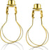 Lamp Shade Light Bulb Clip Adapter, 2 Pack Lampshade Holder Include Finial