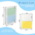 Jiehstu 3 5, 200 Index Cards Holder x Card Binder Organizer for Flashcard, Notecard and Recipe Card Storage, Stores up