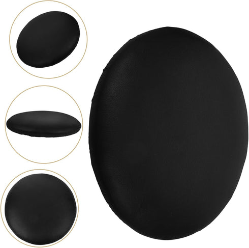 Healifty PU Bar Stool Surface Replacement Round Foam Seat Cover for Bar Stools Waterproof and Easy to Clean