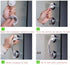 WANLIAN-Powerful Suction Cup Glass Mirror Door Handle, Refrigerator Drawer Bathroom Suction Cup wall handrail, Bathtub