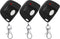 Kingdder 3 Pieces Garage Door Remote Compatible with Multicode 300mhz, Keychain Gate Opener Remote (Black, White)