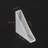 8Pcs 12x66mm uxcell Plastic Corner Protectors Triangle Shape Glass Corner Guards Cushion for Corner Protection
